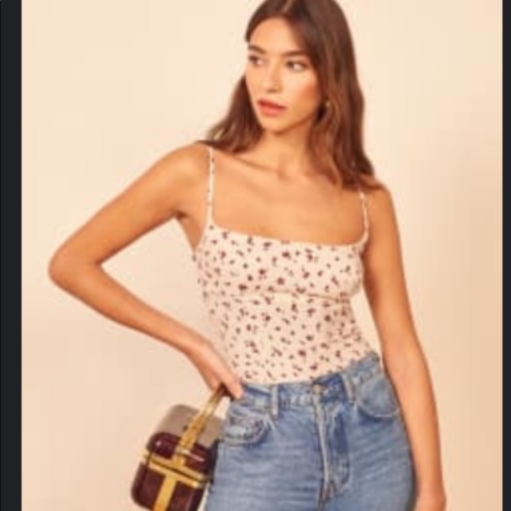 Reformation Floral Tank